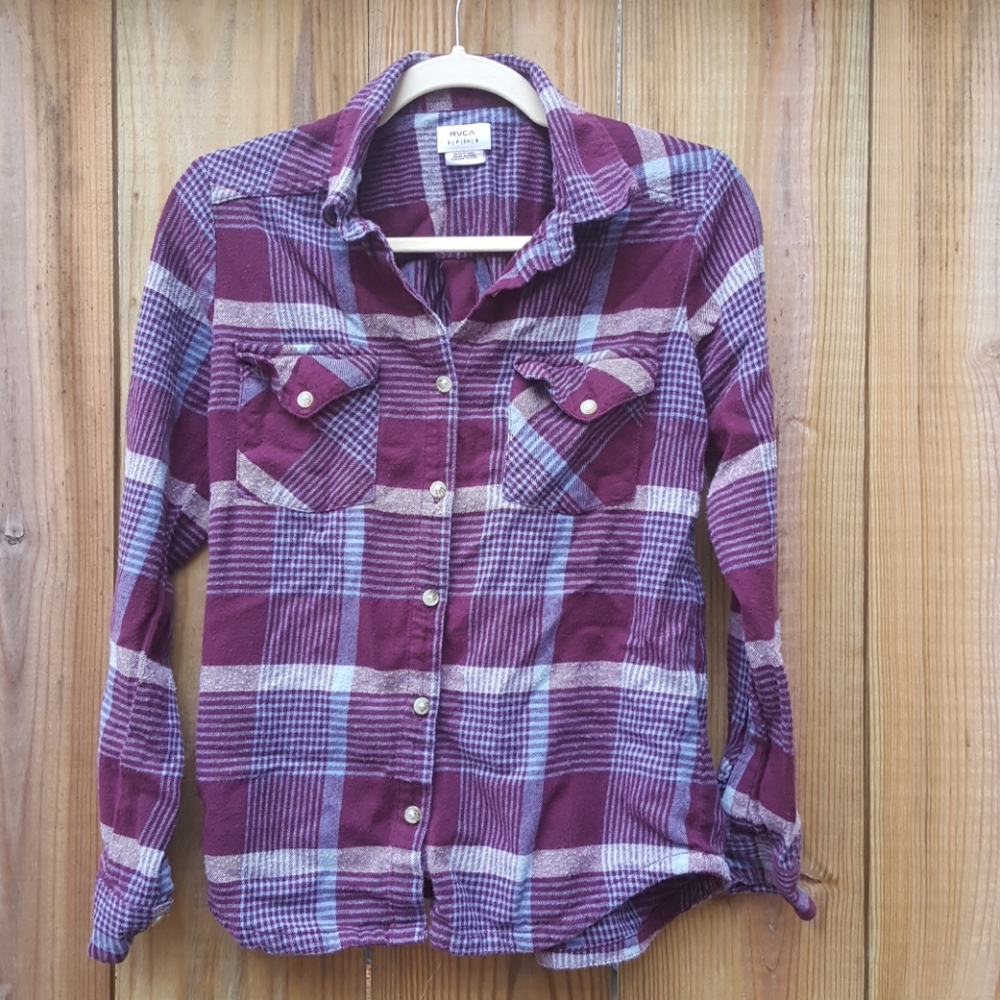 RVCA flannel button down